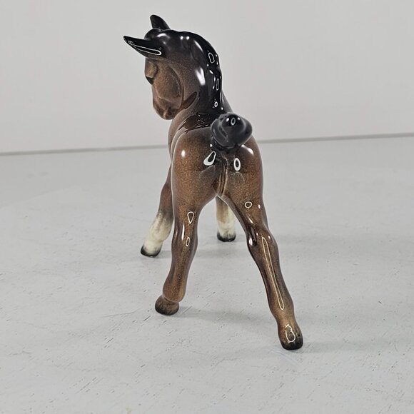 Beswick England Gambolling Foal Bay Figurine #996 Facing Left - Picture 6 of 8